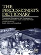 Percussionists Dictionary book cover